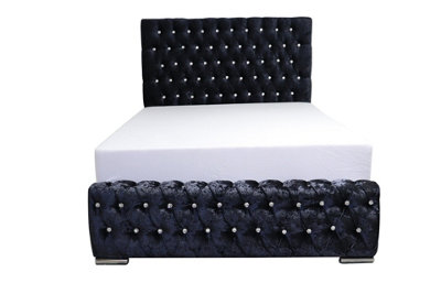 Olympia Crushed Velvet Bed Sofas