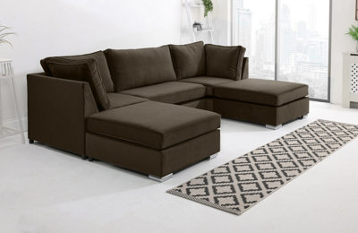 Stunning Lux U Shape - Fullback Sofas