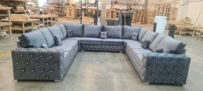 Ashon - U Shape - 10 Seater Sofas