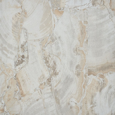 B&Q -  Vinyl Floor Tiles Self Adhesive30 Pcs Pack Covers 2.79M² Peel And Stick Floor TilesBeige Marble Flow Vinyl Flooring