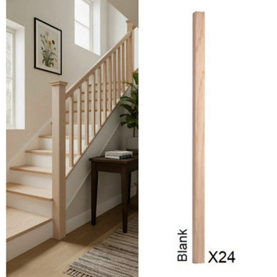 Ash Spindle Blank 32mm X 32mm X 900mm24 Pack Uk Manufactured Traditional Products Ltd from B&Q