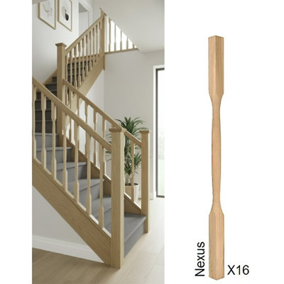 Hemlock Spindle Nexus 41mm X 41mm X 900mm16 Pack Uk Manufactured Traditional Products Ltd from B&Q