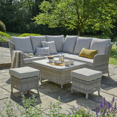 Norfolk Leisure Norfolk Collection Vienna Mini Corner In Beige from B&Q
