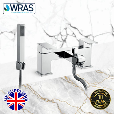  - Solo Chrome Bath Shower Mixer & Handset