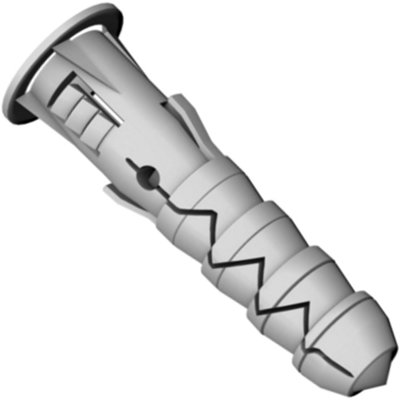 Diyuk Wall Plugs M10 X 50Mm ( Pack Of: 160 ) Universal Rawl Plug Expansion Heavy Duty Multi Purpose Masonry Fixings