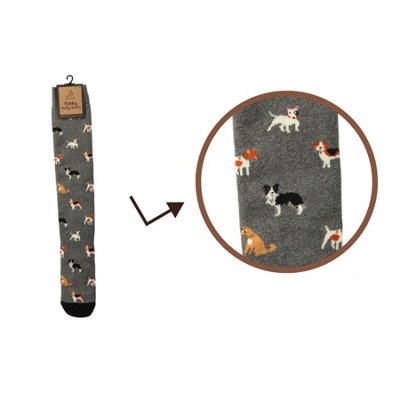 Otterdene Unisex Mens Welly Socks: Colour: Dogs Size 6 - Outdoor Action - Image 3