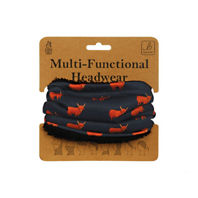 Bartleby Multifunctional Fleece Lined Snood Headwear Hardy Highlands from B&Q
