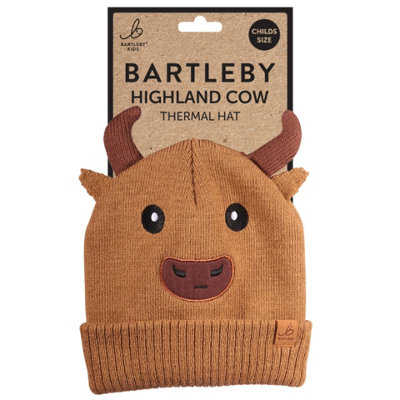 Bartleby Childs Thermal Beanie Hat- Highland Cow from B&Q