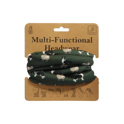 Bartleby Multifunctional Fleece Lined Snood Headwear Sheep And Sheepdog from B&Q