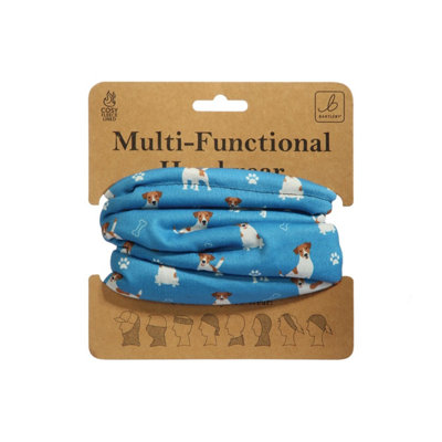 Bartleby Multifunctional Fleece Lined Snood Headwear Jack Russell from B&Q