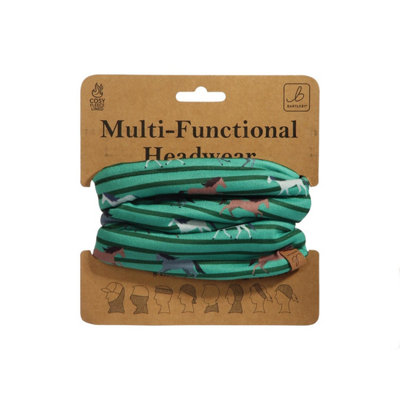Bartleby Multifunctional Fleece Lined Snood Headwear Galloping Horses from B&Q