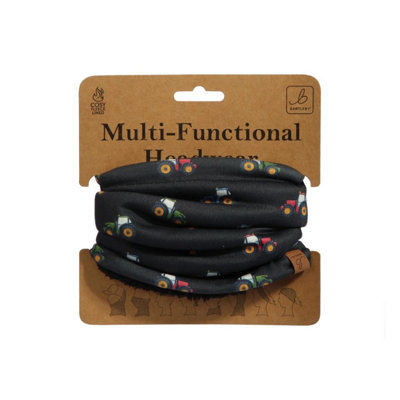 Bartleby Multifunctional Fleece Lined Snood Headwear Modern Tractor from B&Q