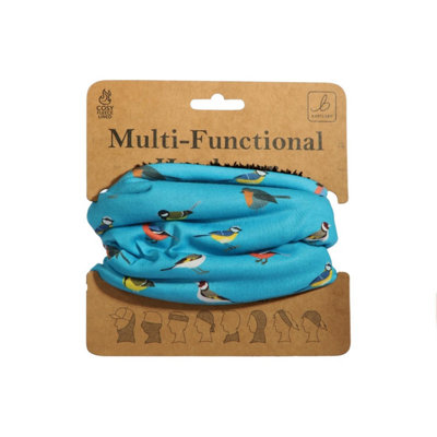 Bartleby Multifunctional Fleece Lined Snood Headwear Garden Birds from B&Q