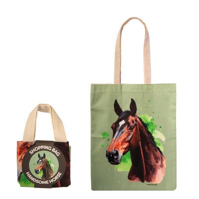 Bartleby Shopper Bag Handsome Horse from B&Q
