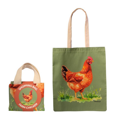 Bartleby Shopper Bag Farm Chicken from B&Q