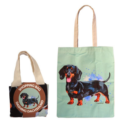 Bartleby Shopper Bag Dashing Dachshund from B&Q