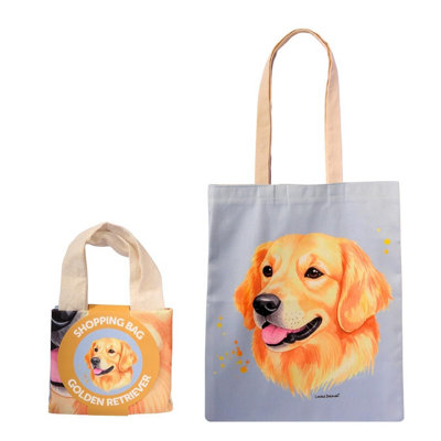 Bartleby Shopper Bag  Golden Retriever from B&Q
