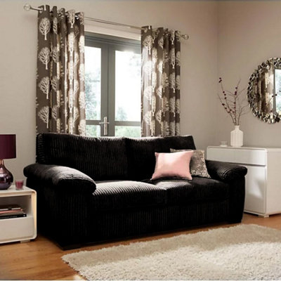 SquareBoxx Capri Jumbo Cord Sofa3 Seater from B&Q