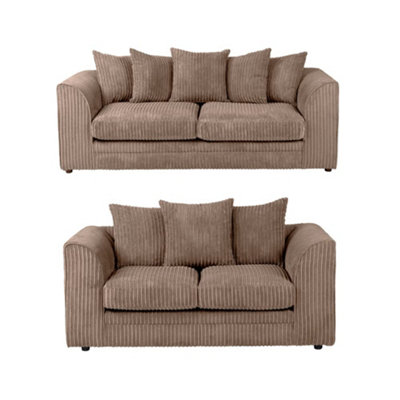 SquareBoxx Lennox Coffee Sofa Set 3 Seater +2 Seater from B&Q