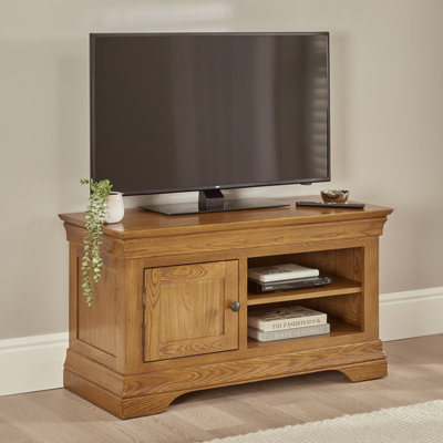 The Furniture Market French Louis Oak Small Tv Unit Up To 48 Tv Size from B&Q