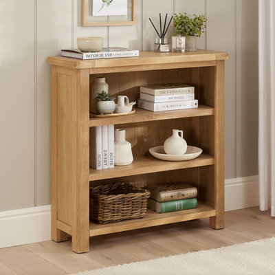 The Furniture Market Marbury Oak Small Low Bookcase from B&Q