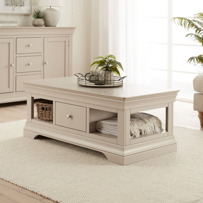 The Furniture Market Wilmslow Grey 1 Drawer Coffee Table from B&Q
