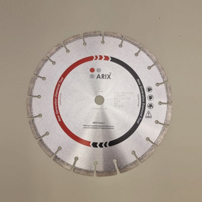 Arix Hx40C 300mm Concrete Diamond Blade 20mm Bore from B&Q