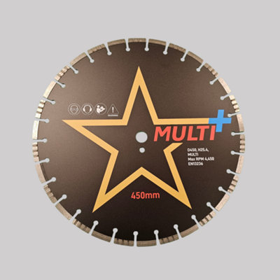 STAR+ 450mm Hdp Star Multi+ Diamond Blade 25.4mm Bore from B&Q