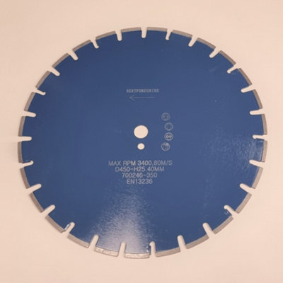 450mm Star+ Asphalt Diamond Blade 25.4 Bore from B&Q