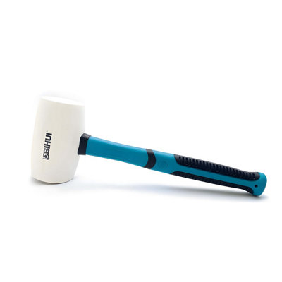 Bihui 24Oz White Rubber Mallet Soft Grip Tpr Handle For Tiling & Flooring from B&Q