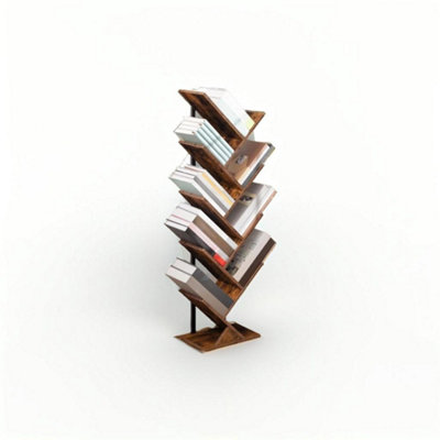 Modcraft 9-Tier Tree BookshelfTall Floor Standing Bookcase from B&Q