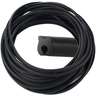 18M Universal Greenhouse Sealing StripRubber Glazing Seal For Glass Panels from B&Q