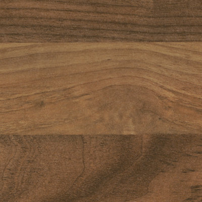 GravaHaus Walnut Butcher Block Laminate Worktop Edging Strip1.4M X 44mmPp0911 from B&Q