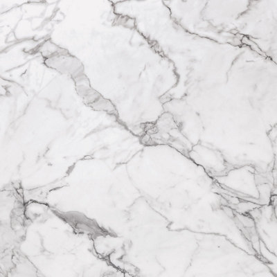 GravaHaus Calacatta Marble Solid Laminate Splashback 3.6M X 600mm X 6mmF3460 from B&Q