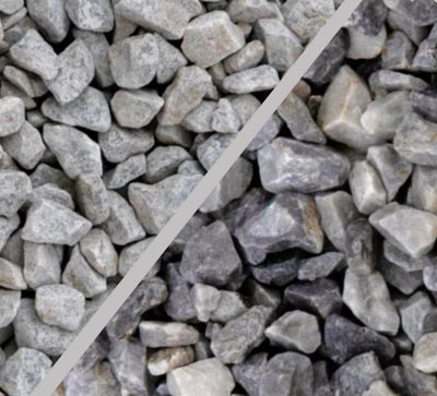GravaHaus Decorative Gravel Ice Blue Chippings 10/20mm 20Kg Bag Garden Landscaping Stones from B&Q