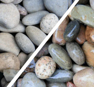 GravaHaus Decorative Gravel 20/30mm Beach Pebbles 20Kg Bag Garden Landscaping Stones from B&Q