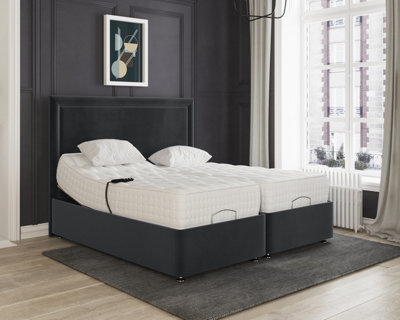 Flexisleep Leyburn Pocket 1000 Electric Adjustable 5Ft King Size Bed Set from B&Q