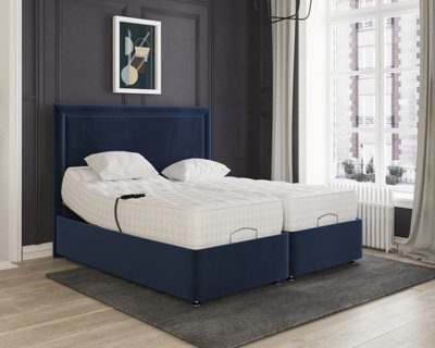 Flexisleep Leyburn Pocket 1000 Electric Adjustable 5Ft King Size Bed (2 X 2Ft6) Set from B&Q