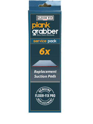 B&Q -  Plank Grabber Replacement Microsuction Pads Pack Of 6