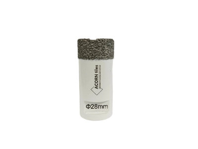 Acorn Tiles 28mm Diamond M14 Tile Holesaw Grinder Bit from B&Q