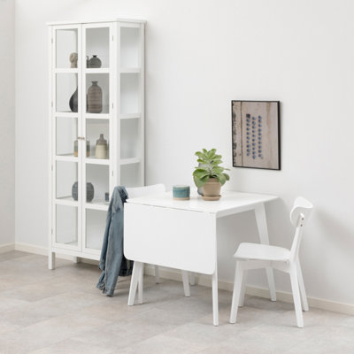 Furniture To Go White Roxby Square Dining Table In Included 2 Roxby Dining Chair In