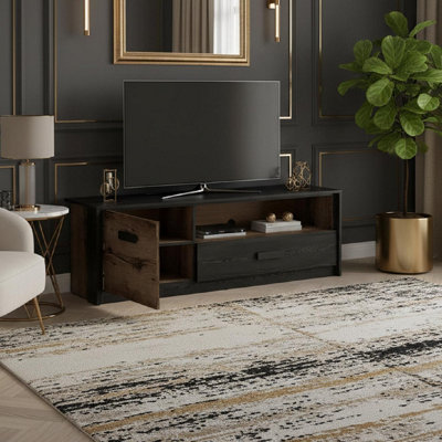 Heze Furniture Kassel Contemporary Style Modern Tv Unit With Storage from B&Q