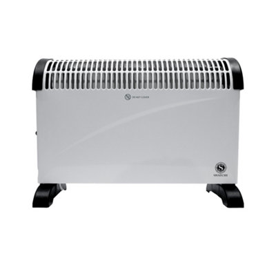 Shatchi 2000W Convector Heater - Adjustable Thermostat, Rapid Heat B&Q