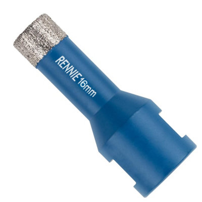 Rennie Tool Company 16mm Diamond Hole Saw Drill Bit With A M14 Shank For Angle Grinders. For Porcelain Tiles Ceramic Stone Granite Marble Glass from B&Q