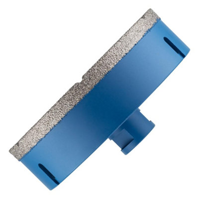 Rennie Tool Company 140mm Diamond Hole Saw Drill Bit With A M14 Shank For Angle Grinders. For Porcelain Tiles Ceramic Stone Granite Marble Glass from B&Q