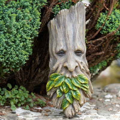 The Green Man Resin Garden Wall Plaque Tree Face Woodland Ornament Decor 30cm - Image 2