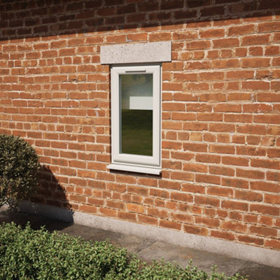Lacerta Triple Glazed Window Agate/white Right Hand Side Hung Clear Glazed 610 X 965mm 10 Year Guarantee With Free Delivery from B&Q