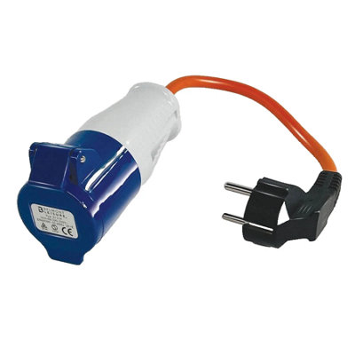 Belmont Leisure Continental Euro 2-Pin To 16A Hook-Up Adaptor For European Caravan And Motorhome Use from B&Q