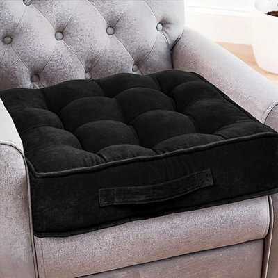 Casabella Booster Cushion-Armchair Velvet Booster Cushion Large Booster Seat Dining 10Cm from B&Q