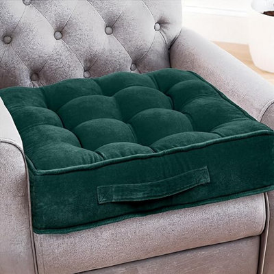 Casabella Booster Cushion-Armchair Velvet Booster Cushion Large Booster Seat Dining 10Cm from B&Q